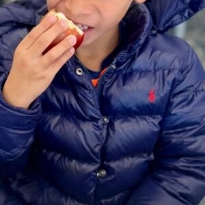 Ralph Lauren Navy Puffer Jacket